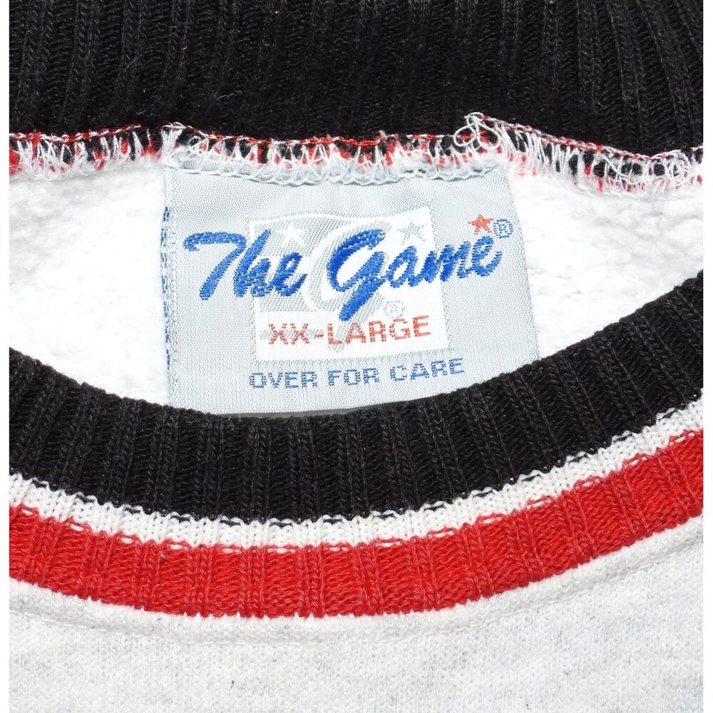 Vintage 1990s Kansas City Chiefs The Game Crew Neck Pullover Sweatshirt XXL - Picture 3 of 6